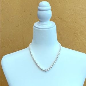 Pearl and Rhinestone Necklace